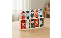 Reasoning Training Color Matching Bottle Game Educational Bottle-Shaped Block Set Interactive Wooden Face Matching Game Screennon-Digital Fun for Toddlers