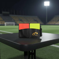 Referee Card Notebook PU Leather Red and Yellow Cards Portable