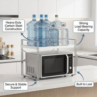 Dining Table and Cabinet Metal Shelf Organizer for Organization, Retractable Kitchen Counter for Cooks, Organizers and Storage Racks