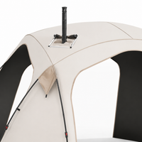 One-Touch Tent, Dome Tent, 350cm, 4-Season Compatible, 2000mm Waterproof, For Family, Camping, Outdoor, Disaster Prevention