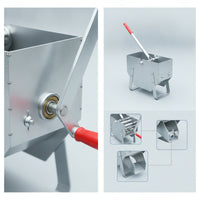 Metal Manual Peanut Shelling Machine Freestanding Peanut Sheller with Hand Crank Easy to Use Hand-Crank Nutcracker Sturdy for Homeowners