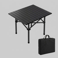 Folding Camping Table and Chairs Set, Foldaway Picnic Furniture, Portable Outdoor Dining, Sturdy Iron Construction, Customisable