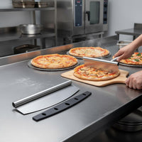 Multifunctional Stainless Steel Pizza Cutter Long-Lasting Baking Tool Ergonomic Handle for Commercial