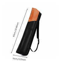 Nine-Slot Billiard Cue Bag Adjustable Shoulder Strap Multi-Cue Storage Bag Wear-Resistant Sports Accessory for Travel