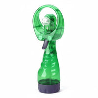 Handheld Misting Fan Operated Misting Device with Flexible PVC Fan Vanes Compact for Travelers, Commuters, Travel, Outdoor Walks, Desk