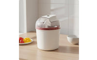 Small Size Automatic Ice Cream Machine Single-Button Operation Mini Ice Cream Machine Easy to Clean Soft Serve Machine for Children, Home, Family Kitchen