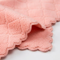 Cationic Microfibre Cloth with Locked Border, Super Absorbent Cloth for Cleaning, Quick-Dry Multipurpose Microfiber for Kitchen and Glass Surfaces