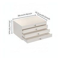 Printer Stand with Drawers Moisture-Proof Printer Stand with Storage Desktop Drawer Unit Rust-Resistant