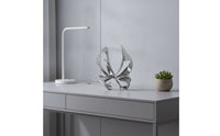 Butterfly Sculpture Silver Alloy Art Piece Decor Reflective Figurine for Homeowners, Living Room