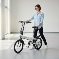 Pedal Assist Lightweight Folding Electric Bike Quick Charge Folding Electric Bike Twin Disc Brakes 560W Engine for Travel