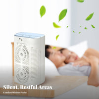 Desktop Water Cooling Fan Adjustable Speeds Mini USB Air Conditioner Three Settings USB Powered Chiller for Students, Office Workers