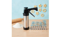 Cookie Dishwasher Cookie Press Set Piping Tip Set for Beginners, Dessert Decorators