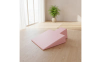 Pilates Incline Surface Padded Pilates Wedge Upholstered Slant Board for Studio Stretching, Home Workouts