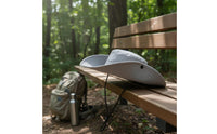Sun Protection Chin Strap Fishing Hat Breathable Fishing Pail Hat Quick-Drying Outdoor Headwear Convertible Design for Climbing