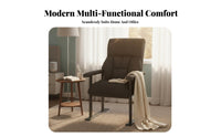 Thickly Padded Reclining Lazy Sofa Chair Ergonomic Support Upholstered Recliner Chair Compact Design Adjustable Office Armchair Easy Assembly for Students, Seniors, Living Room, Apartment, Small Areas, Home Theater
