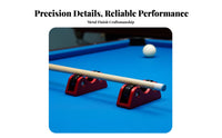 2 Pieces Cue Straightness Checker U-Shaped Pool Cue Straightness Checker Game Gear Open Channel Black