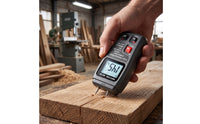Handheld Wood Moisture Meter Accurate Digital Moisture Meter Easy Use Dampness Meter Colored Indicators for Material Inspection