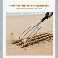 Stainless steel aquascaping rod