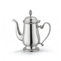 Coffee Pot with Lid Stainless Steel Timeless Coffee Pot Elegant Carafe with Lid for Tabletop Display