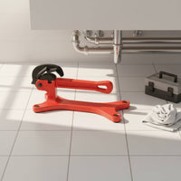 Self-Locking tube Wrench Sturdy Metal Body Automatically Adjusting tube Wrench Ergonomic Handle Hand Tool for Workshop