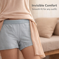 Women's Underwear Knickers Packs with Protective Material, Breathable Ladies Style for Anti-Chafing, Moisture Wicking Under Dress Shorts