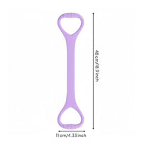 Figure-8 Stretching Strap Flexible Double-Loop Exercise Band Smooth Resistance Band with Handles