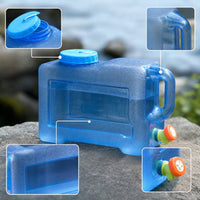 Water Container with Spigot Portable Water Jug with Spigot for Campers, Journeyers, Camping, Emergency Backup