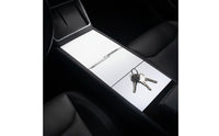 Anti-Scratch Silicone Console Mat Easy Installation Center Console Cover Smudge-Resistant-Resistant Long-Lasting for Electric Vehicle Model Three Owners
