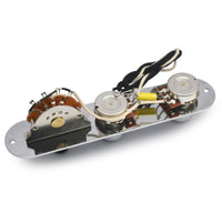 Classic Guitar Control Plate Assembly Knurled Knobs Musical Instrument Accessory Steel