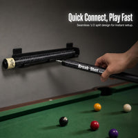 Fiberglass 1/2 Joint Pool Cue Stick for Nine-ball, Jump/Break Cue