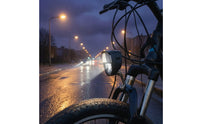 Sleek Cycle Front Light Compact Bike Front Light Easy to Install Bike Headlight with Bracket Bright for Commuting