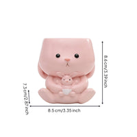 Whimsical Figurine Planter Compact Character Planter Plant-Friendly Succulent Pot Funny for Shelf