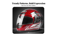 Full-Coverage Headgear Removable and Washable Liner Full Face High-Impact-Deflective Outer Covering Secure Headwear for Adults, Commuting