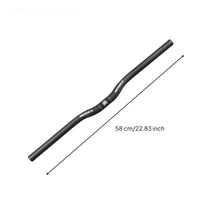 Carbon Fiber Handlebar Lightweight Cycle Handlebar Stiff Cycle Handles for Commuters, Folding Bikes