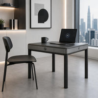 Dining Table Style Mahjong Table Covered Covered Gaming Surface Furniture Square Tabletop for Home