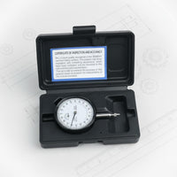 Industrial Grade Precision Gauge Indicator 8 Jewels Movement Gauge Indicator Shockproof Measuring Tool Storage Case Included for Machinists, Engineers, Technicians, Factory, Workshop, Laboratory