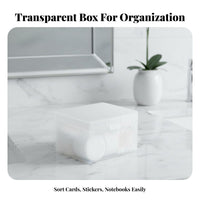 Teether Carrying Case particle-resistantresistant Transparent Hinged Box Easy to Clean for journeys