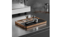 Universal 51-58mm Espresso Tamping Station Compact Design Walnut Tamping Station Polished Finish Espresso Tamper Holder Easy to Clean for Office