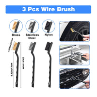 17 Pieces Car Cleaning Brush Kit Versatile Car Detailing Kit with Wheel Brush