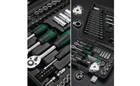 Professional Automotive Tool Kit Organized Socket Set with Case Portable Mechanics Tool Set Versatile for DIYers