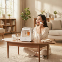 Tabletop Facial Machine with Handpiece Compact Facial Cleansing Device at-Home Appliance Deep-Cleaning