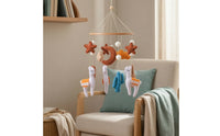 Baby Mobile with Alpaca Felt Llama Nursery Mobile Desert-Themed Cozy for Newborns