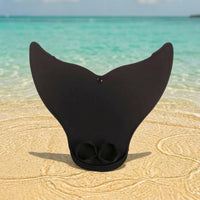 Mermaid Monofin Lightweight Monofin with Foot Pockets Mermaid Fin Comfortable Swimming Flipper Flexible for Children, Pool Play