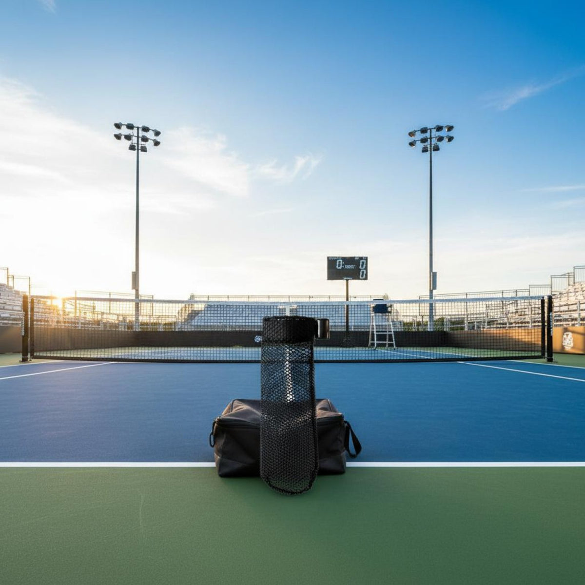 Pickleball Net Bag Portable Pickleball Ball Pouch Easy Installation Athletic Gear for Training