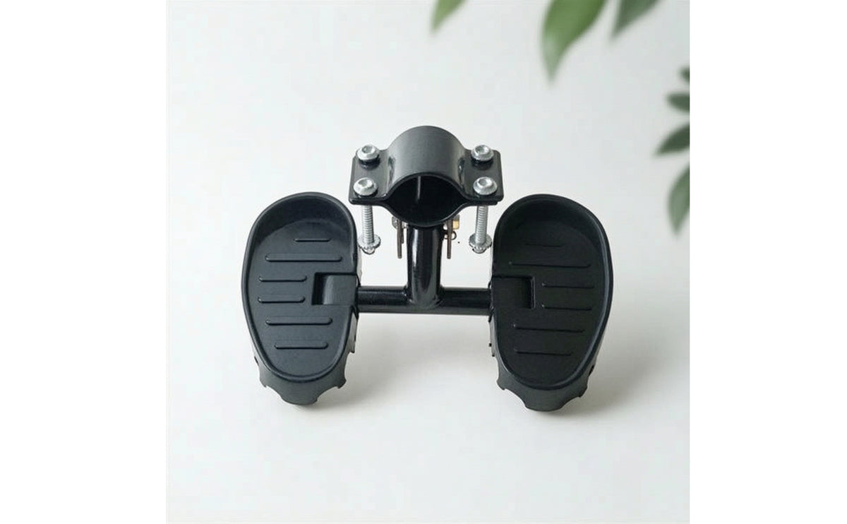 Foldable Child Tricycle Footrest Clamp-on Footrest with Mounting Bracket Easy to Install Accessory Practical for Stroller Tricycles