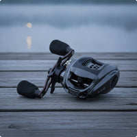 Compact Baitcasting Reel with Shallow Spool Micro-Adjustment Sleek-Profile Baitcasting Reel Adjustable Low-Profile Baitcaster for Anglers