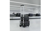 Compact Storage Folding Hand Truck High Load-Bearing Foldable Hand Truck Effortless Rolling Wheels for Travelers, Shoppers, Travel