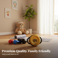 Shock Absorbent Round Punch Pad Multi-Layer Padding Handheld Training Pad Secure Grip Boxing Strike Target Reinforced Handles for Children, Adults, Beginners, Gym