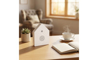 House-Shaped Ambient Sound Machine Compact Ambient Sound Box Minimalist Sound Machine with Hanging Hole Portable for Adults, Baby, Bedroom, Office, Travel