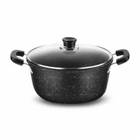 Induction Compatible Non-Stick Soup Pot Easy to Clean Maifan Stone Cooking Pot Thickened Bottom Stockpot for Kitchen